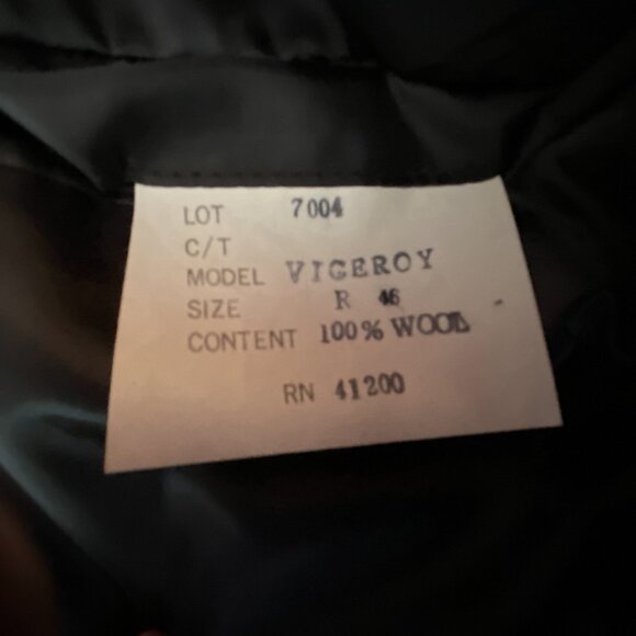 Sandini “Viceroy” Black Tuxedo Satin Notch Lapel Jacket R46 Pants R41, 100% Wool - Picture 9 of 10